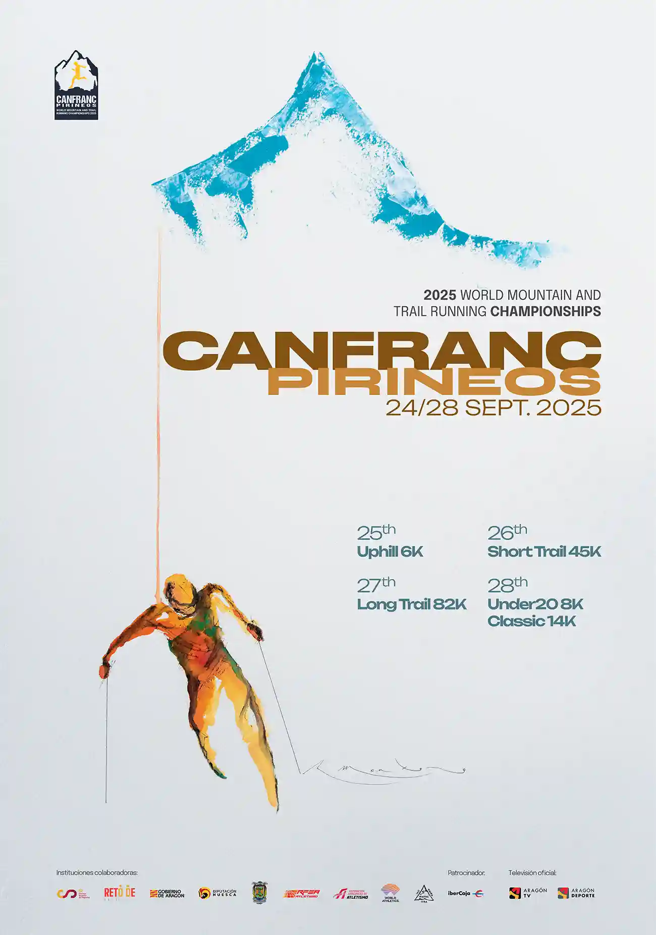 Canfranc Poster 2025 WMTRC | Canfranc, Spain - Borderlands Trail Running