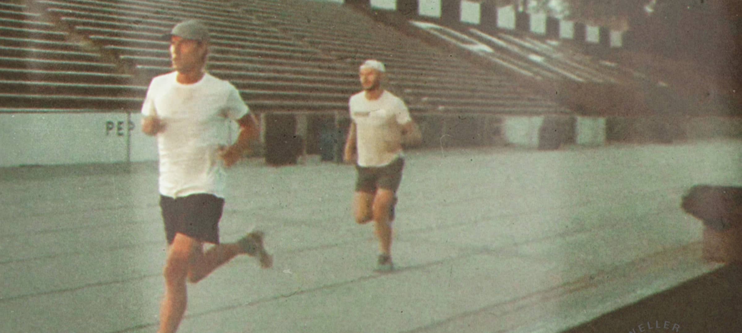 Jesse Rich Runs on a Track