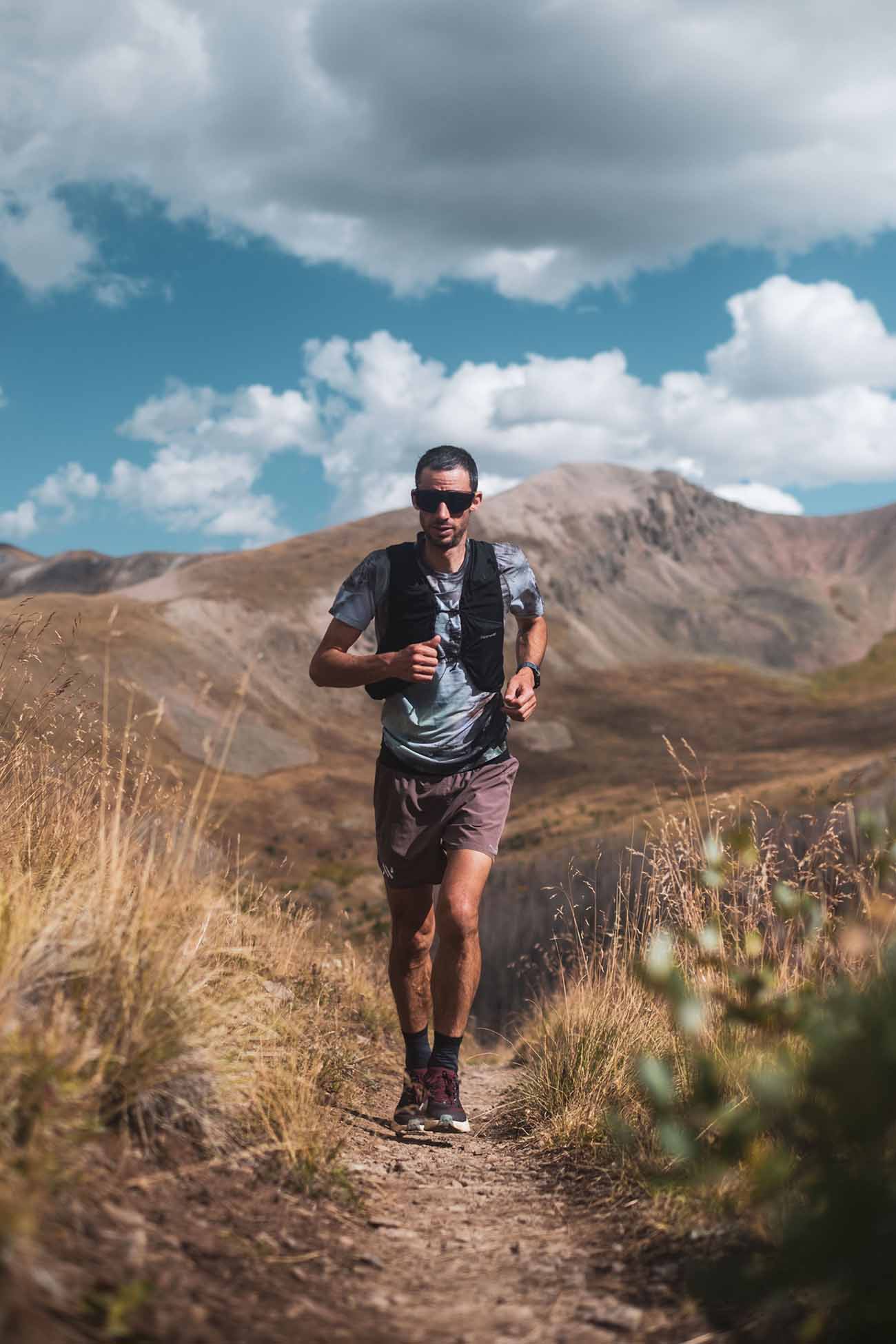Runner in the San Juan Mountains