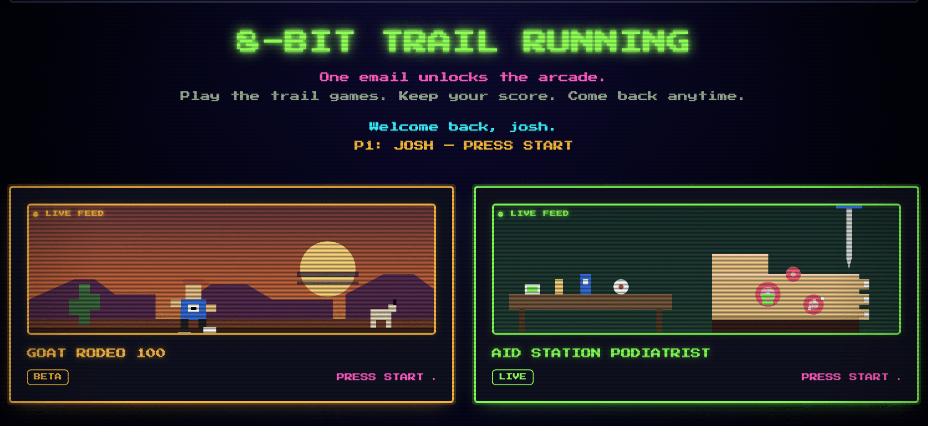 8 Bit Trail Running